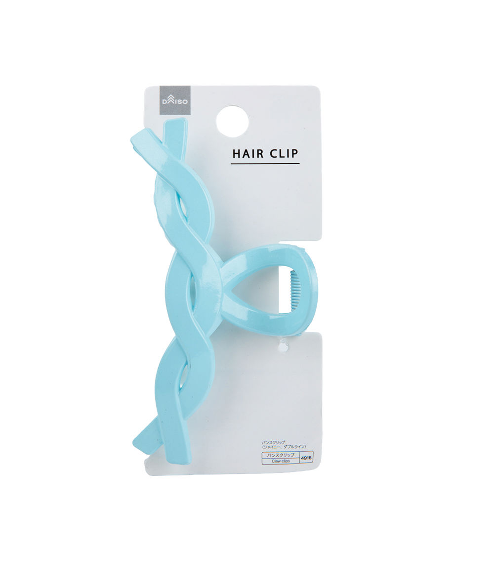 Shiny Double Line Claw Clip, Assorted (1 pc)