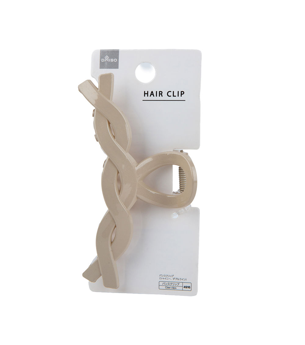Shiny Double Line Claw Clip, Assorted (1 pc)