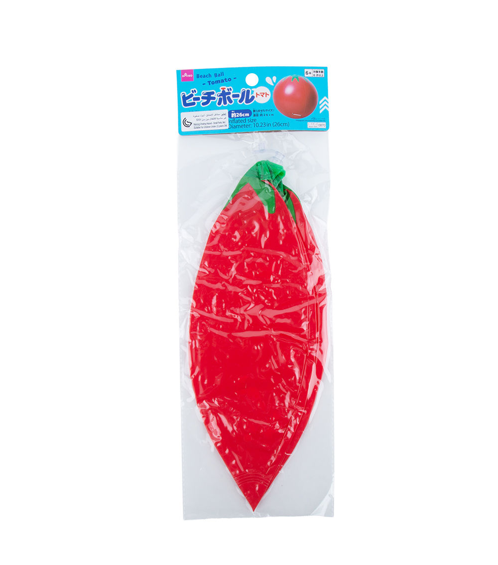 Tomato Beach Ball, Red (26cm)