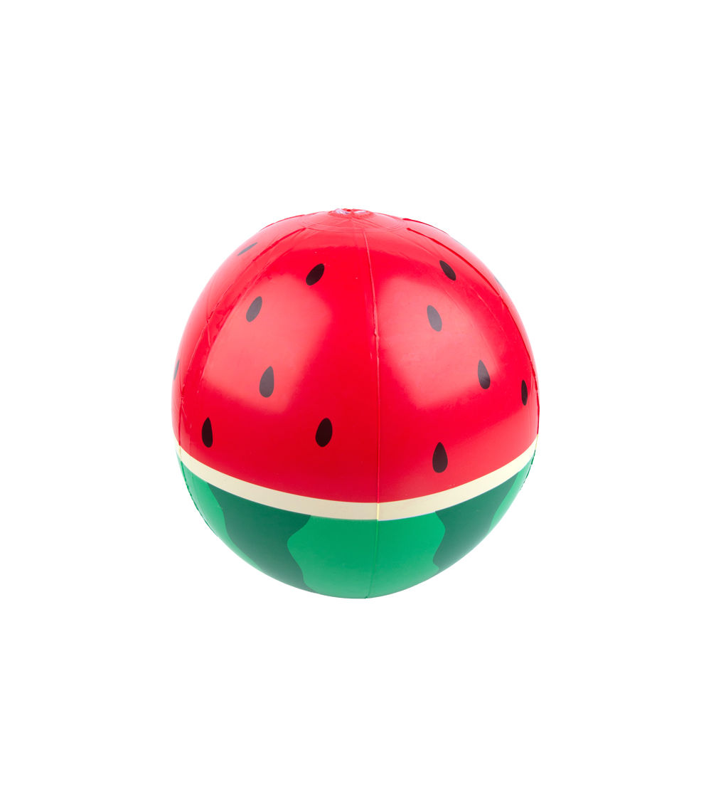 Watermelon Beach Ball, Green & Red (26cm)
