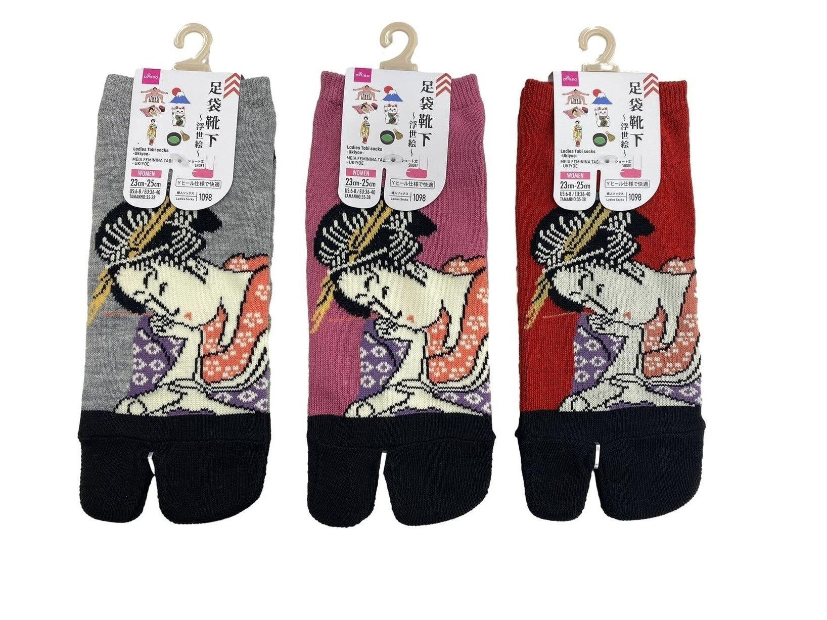 Ladies' Tabi Socks – Ukiyo-e Design