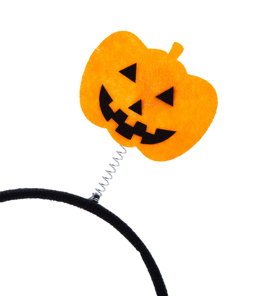 Halloween Character Headband - Black & Orange