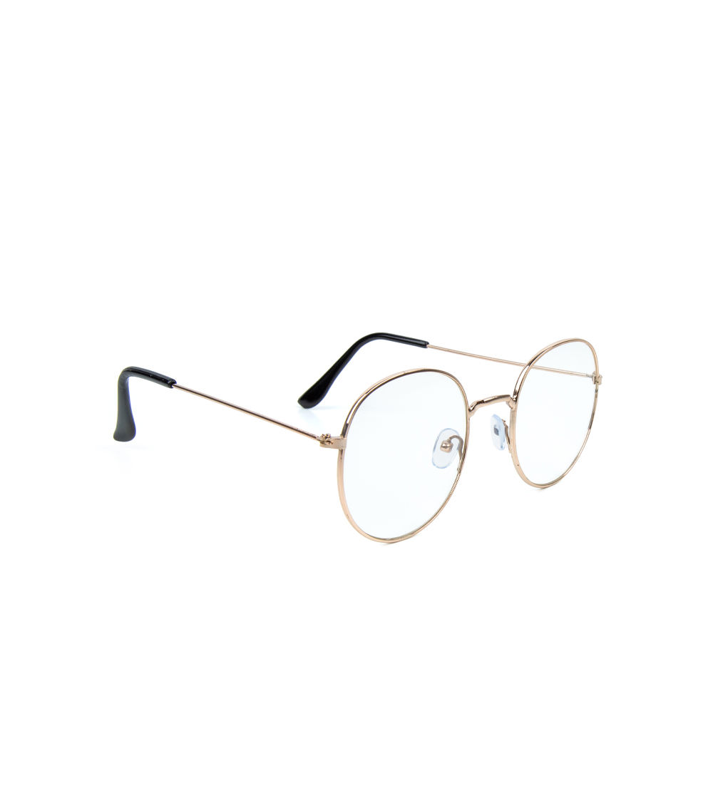Metal Round Fashion Eyeglasses, Assorted (1 pc)