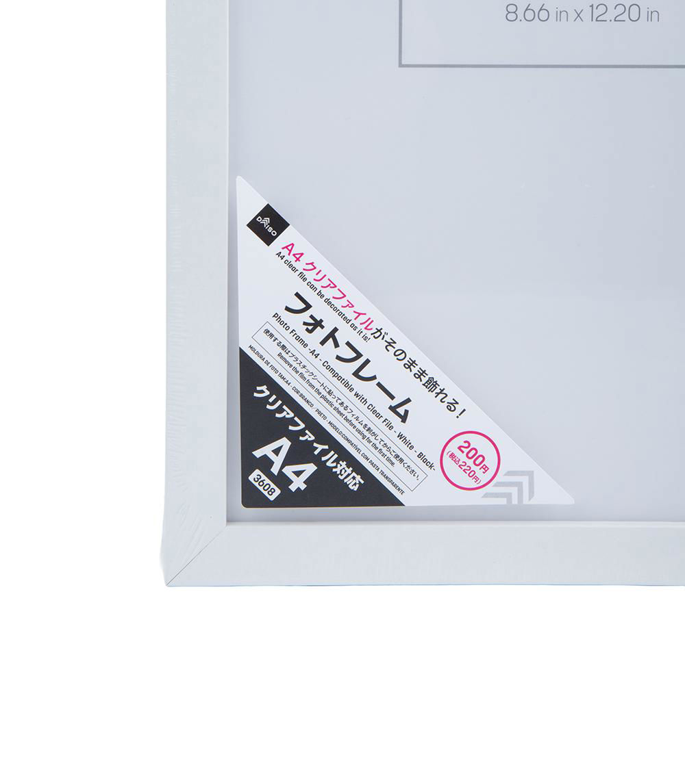 A4 Photo Frame With Clear File, Assorted (1 pc)