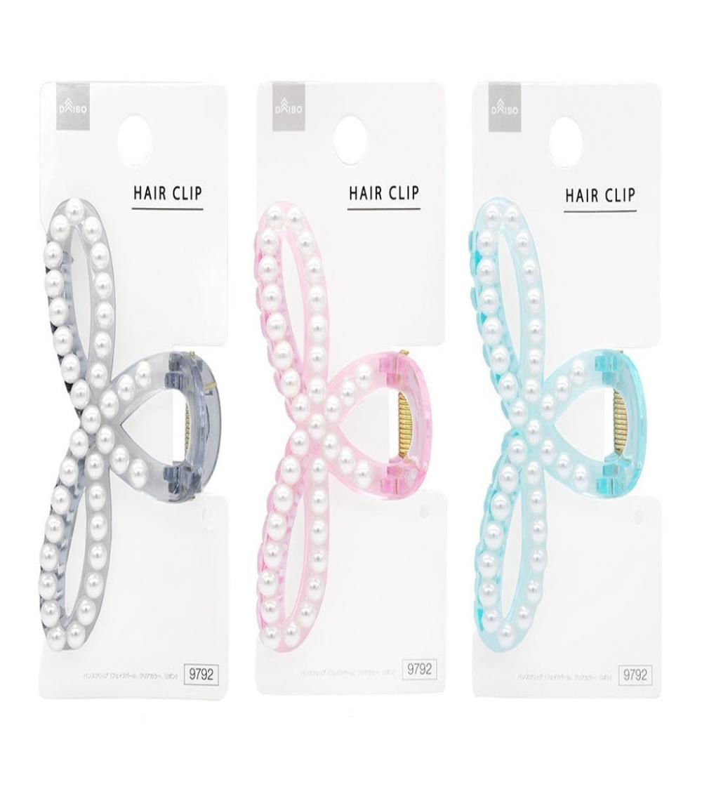 Pearl Ribbon Claw Clip, Assorted (1 pc)