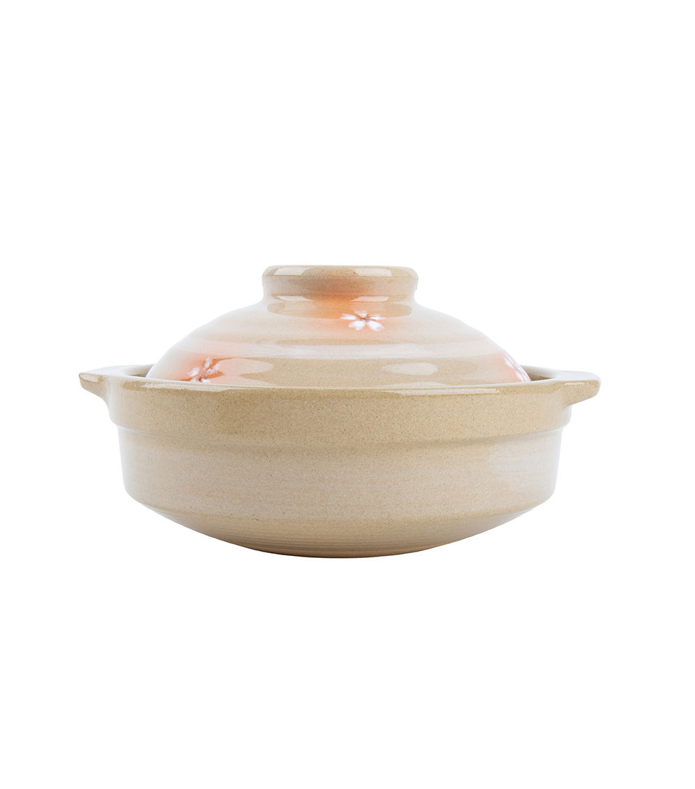 Earthenware Pot -6.69in - 17cm - Japanese Pattern-