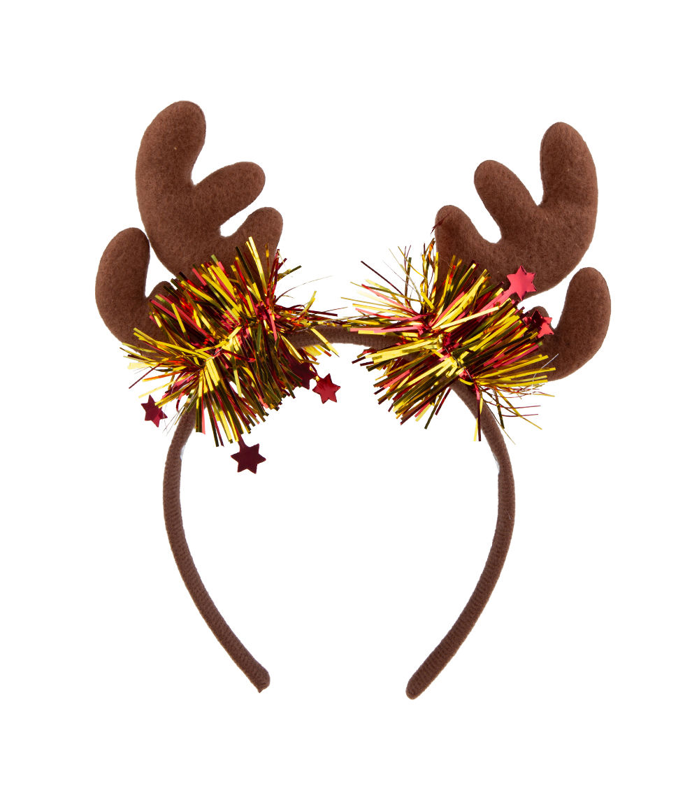Christmas Sparkling Reindeer Headband – Assorted (1 pc)