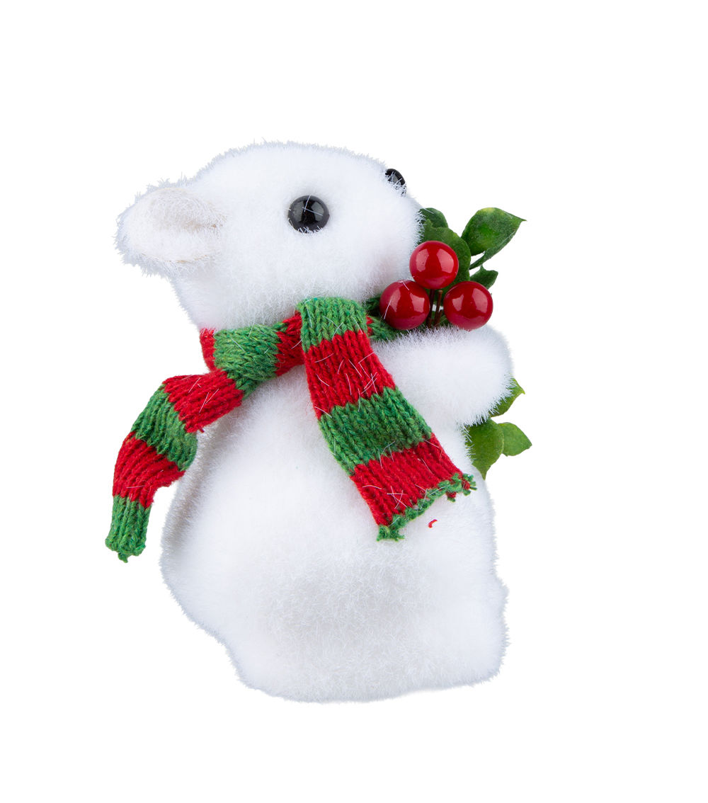 Christmas Animal Object – White, Assorted (1 pc)