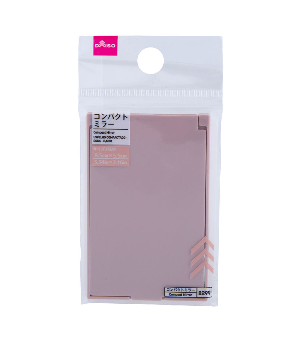 Compact Mirror – Pink (8.5 cm / 3.34 in)
