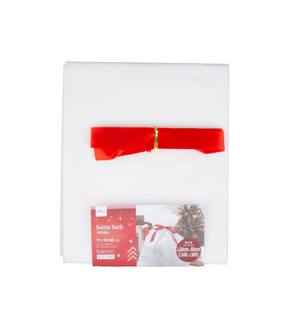 Christmas Santa Sack – White