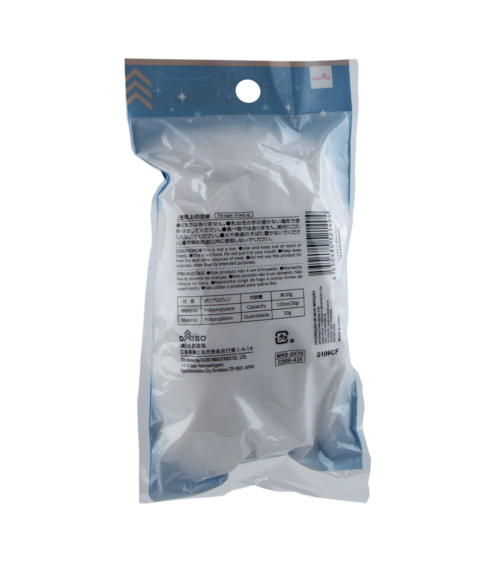 Christmas Fake Snow Decoration - White