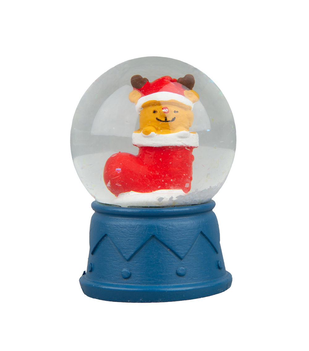 Christmas Mini Snow Globe – Assorted (1 pc)