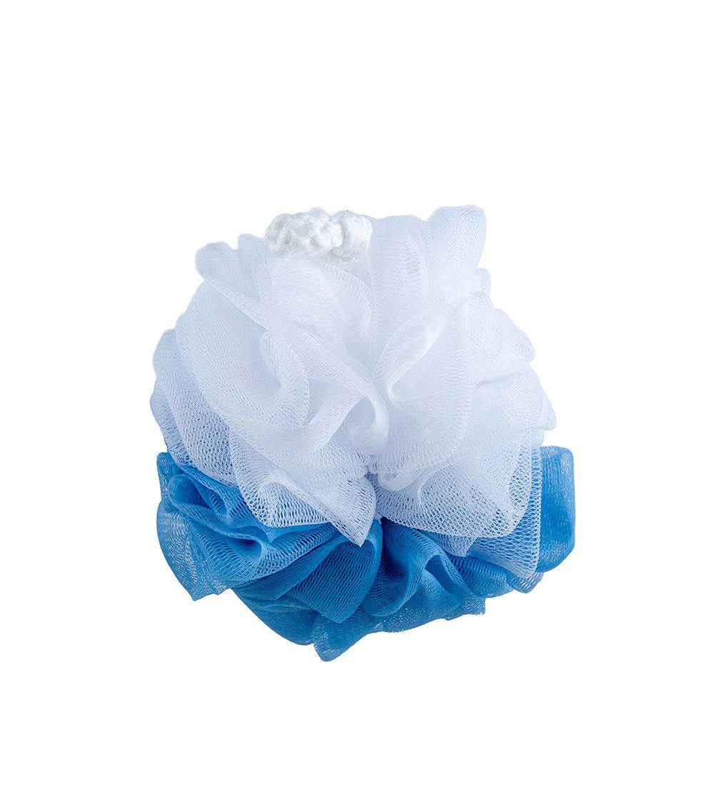 Two-Tone Shower Pouf, Assorted (1 pc)