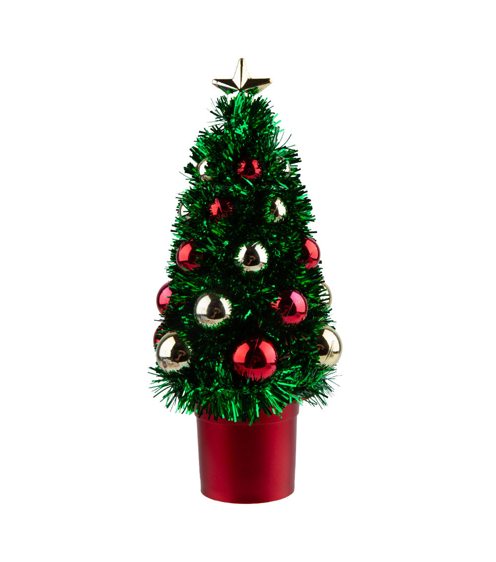 Christmas Mini Tree with Ball – Assorted (1 pc)