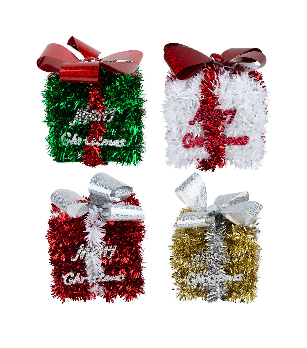 Christmas Sparkling Garland – Gift – S, Assorted (1 pc)