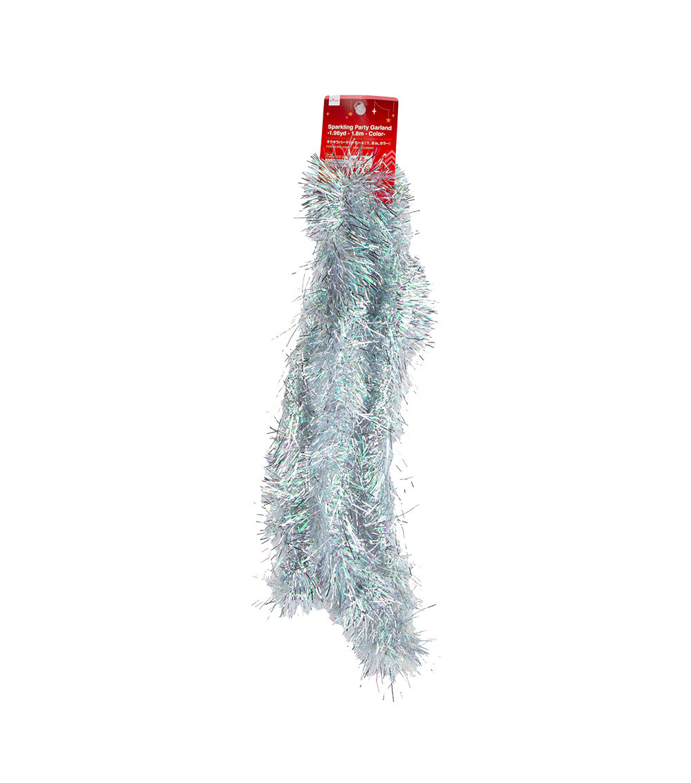 Christmas Sparkling Party Garland – 1.96 yd / 1.8 m – Color