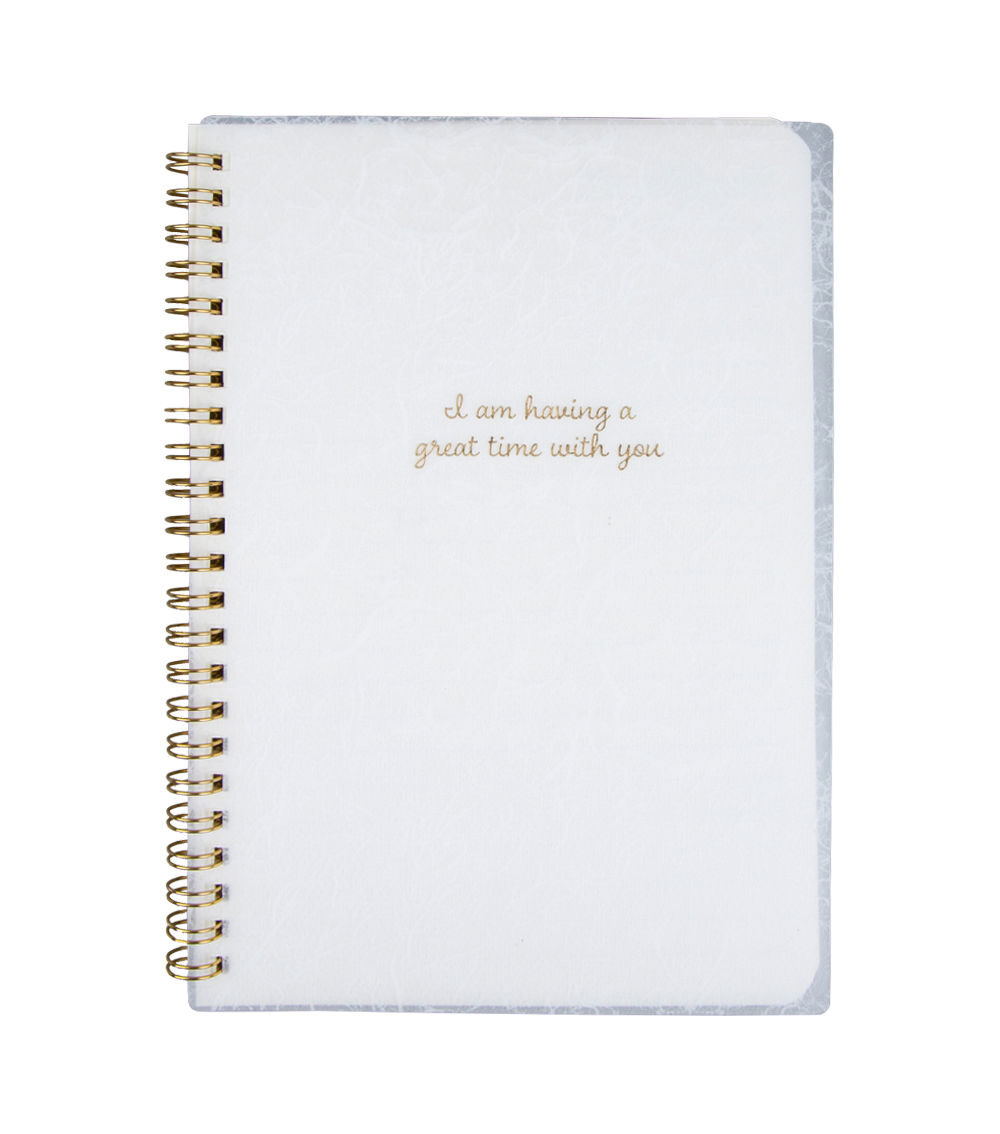 Spiral Notebook-simple logo-A5-