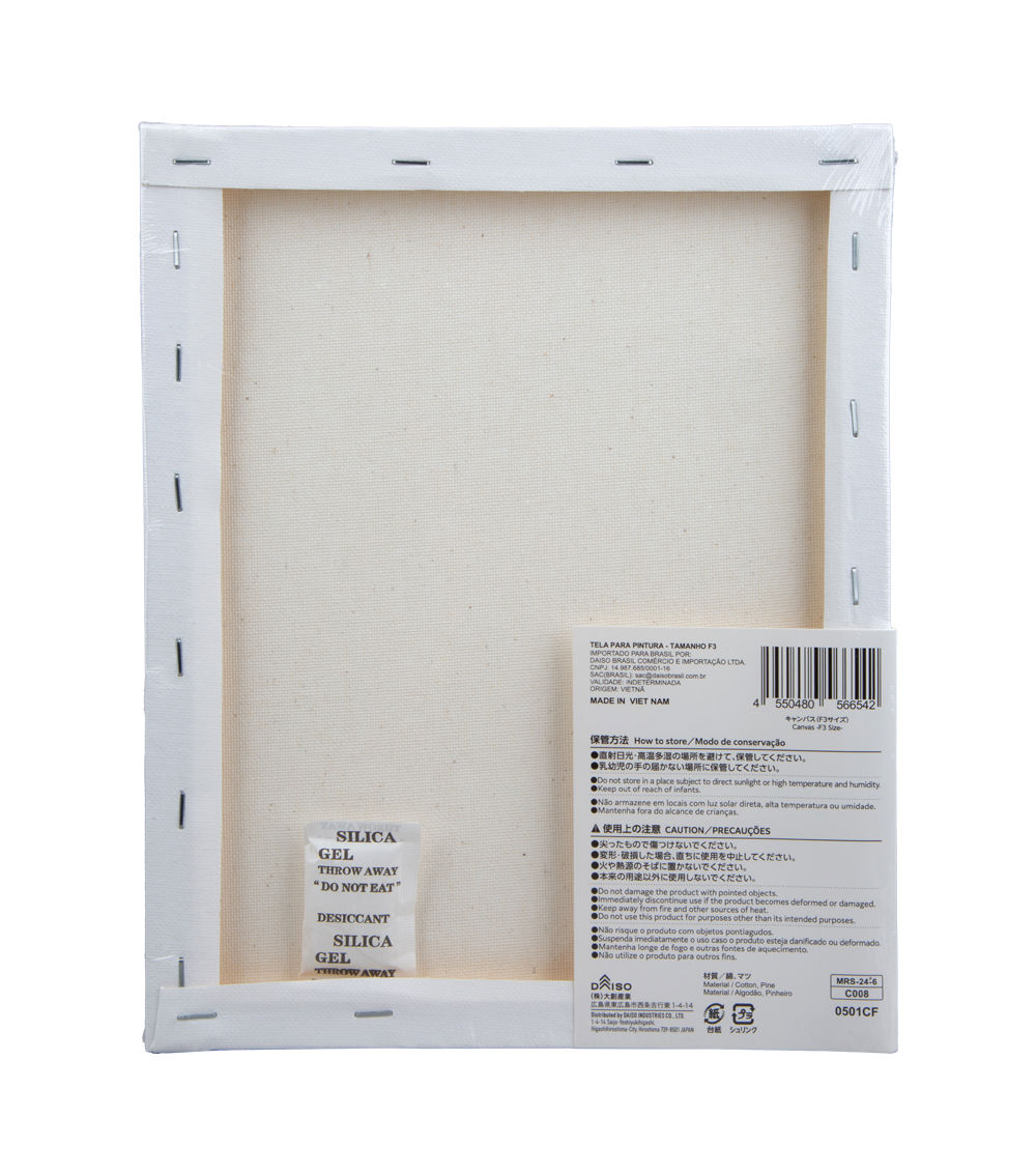 F3 Size Canvas Board – Clear