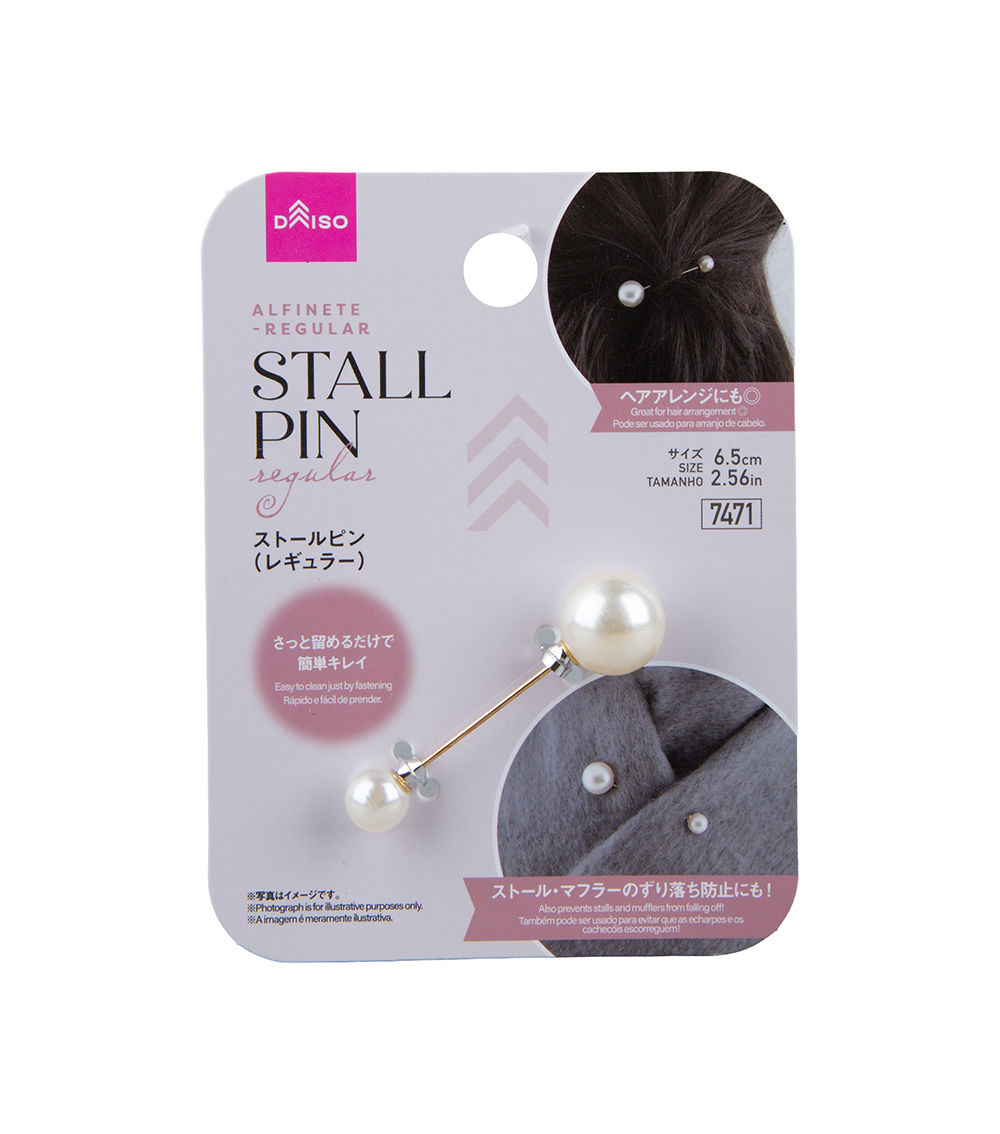 Regular Stall Pin, Black & White (2 pcs)