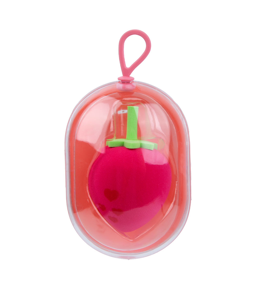 Makeup Sponge, Strawberry Design – With Case