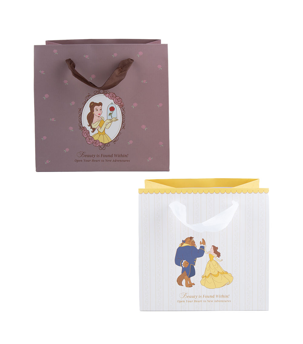 Beauty and the Beast Paper Handle Bag, Assorted (1 pc)