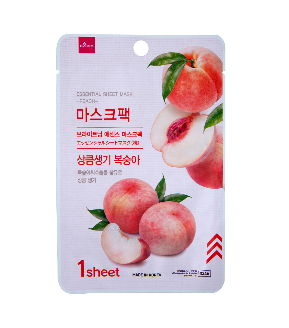 Essential Sheet Mask – Peach Extract