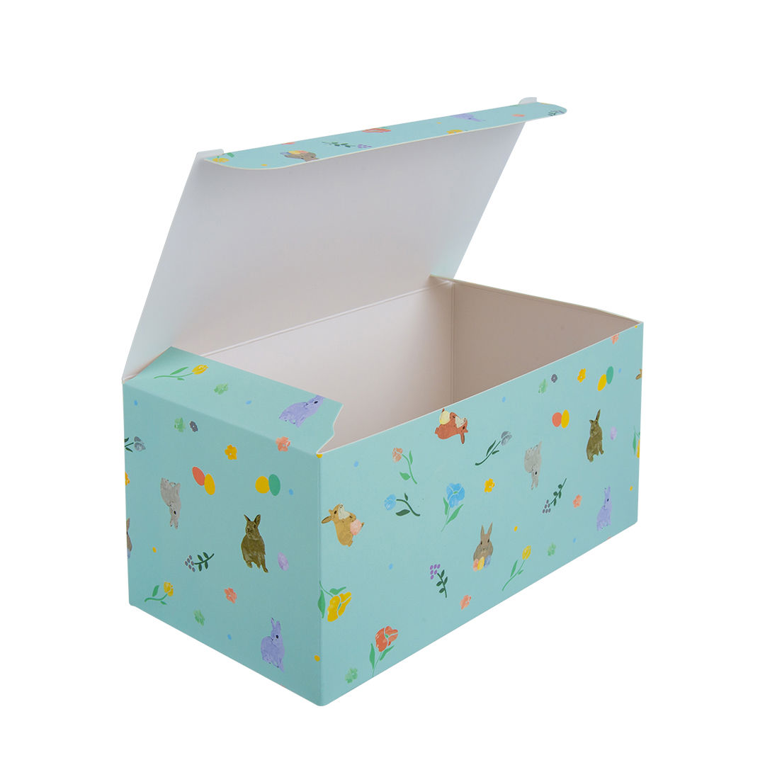 Easter Paper Box – Green, Festive Gift & Treat Box