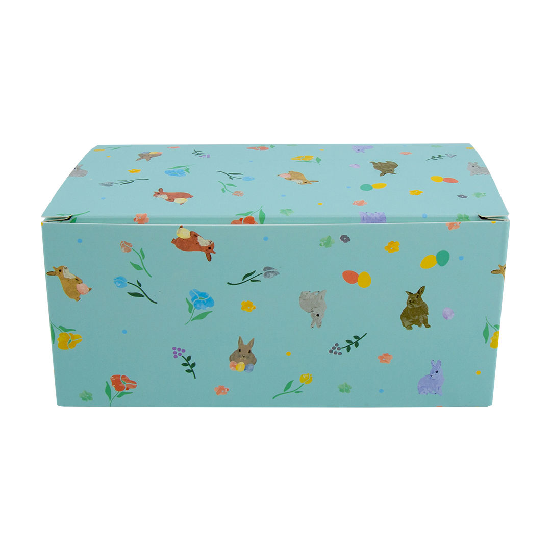 Easter Paper Box – Green, Festive Gift & Treat Box