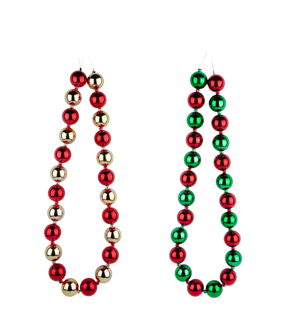 Christmas Ball Garland – B, Assorted (1 pc)