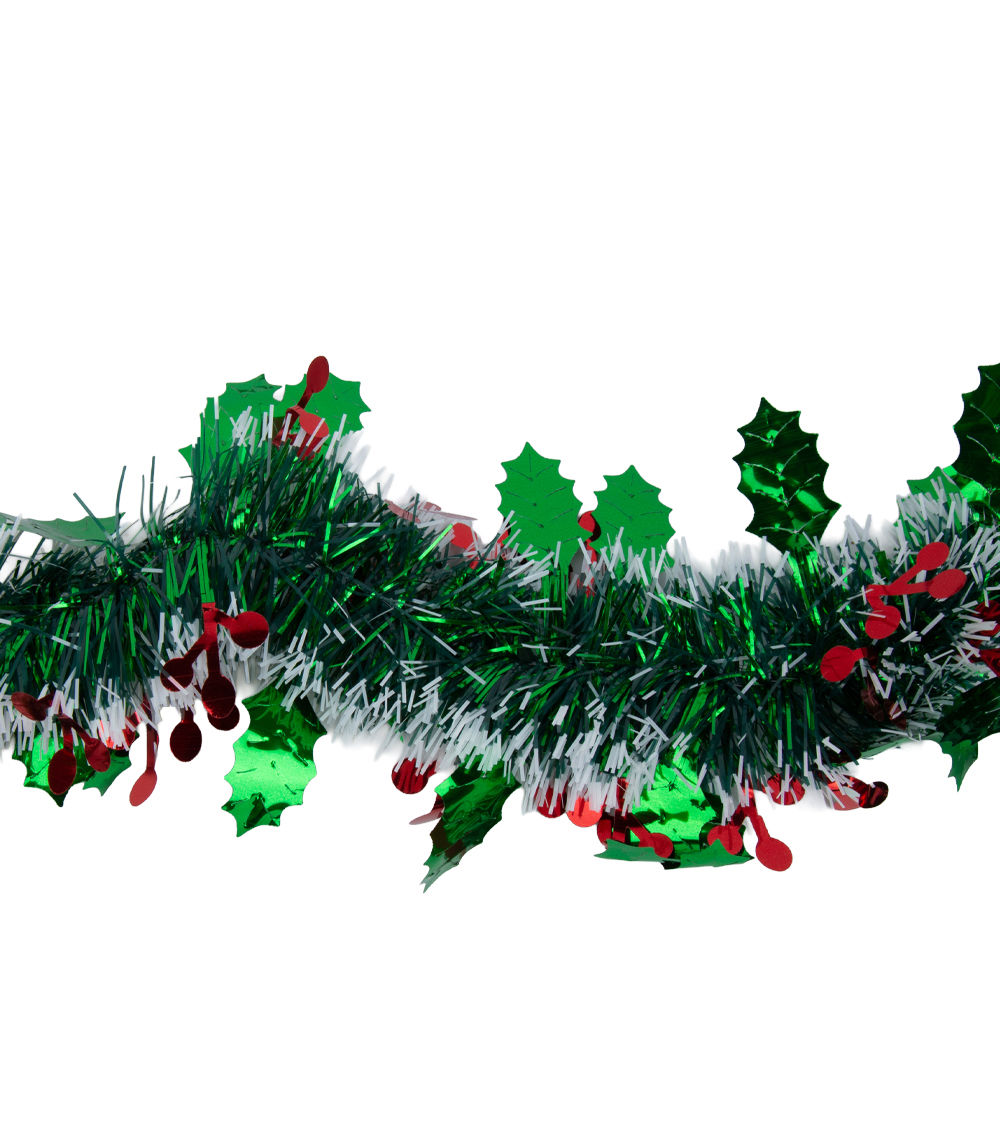 Sparkling Party Garland – Holly – (1.96 yd / 1.8 m)