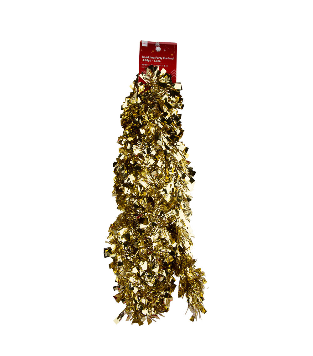 Sparkling Party Garland – 1.96 yd / 1.8 m – Assorted (1 pc)