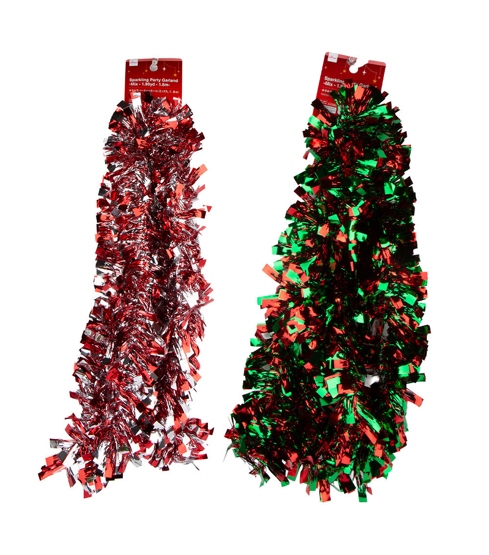 Sparkling Party Garland - Mix – 1.96yd/1.8m, Assorted (1 pc)