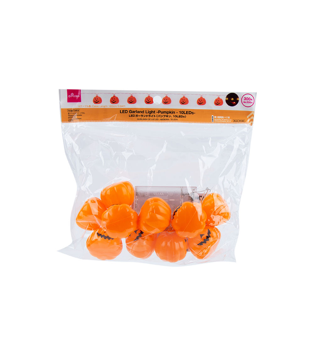LED Garland Light -Pumpkin - 10LEDs-