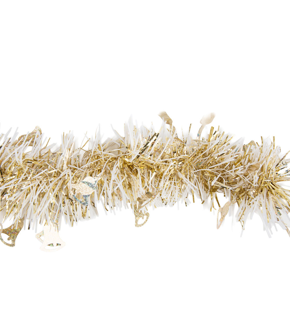 Sparkling Garland – Bell & Candy Cane, Assorted (1 pc)