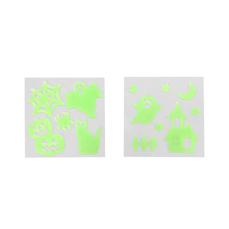 Glow-in-the-Dark Gel Window Stickers - Assorted (1 pc)