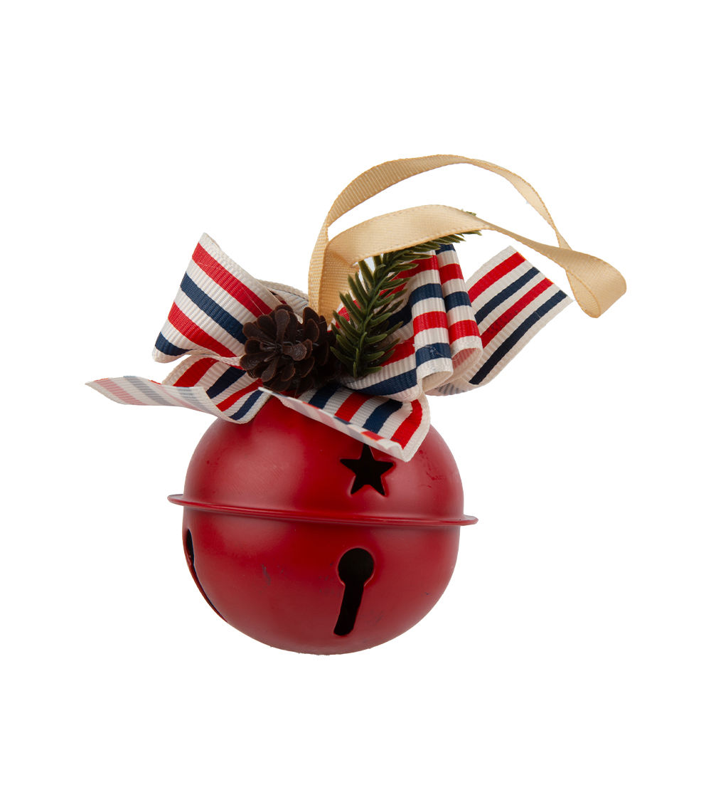 Round Bell Ornament – Assorted (1 pc)