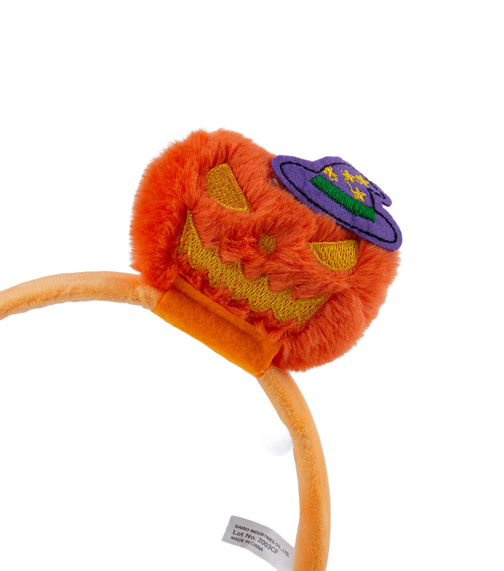 Halloween Headband – Pumpkin Ghost, Orange