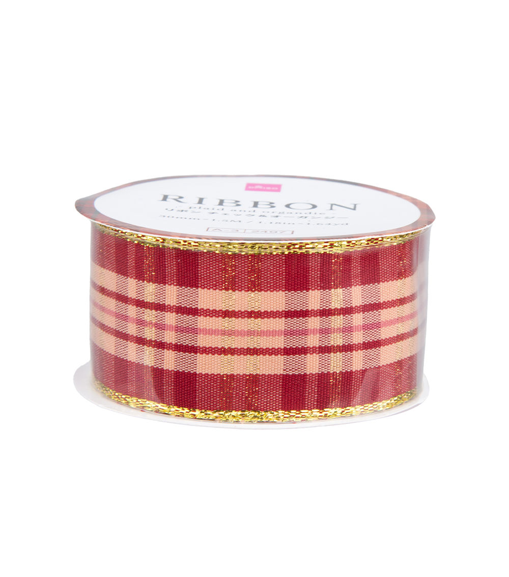 Ribbon – CF Plaid and Organdie, Assorted (1 pc)