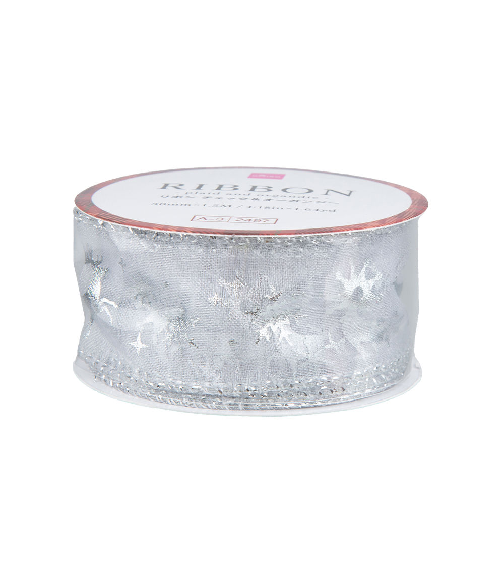 Ribbon – CF Plaid and Organdie, Assorted (1 pc)