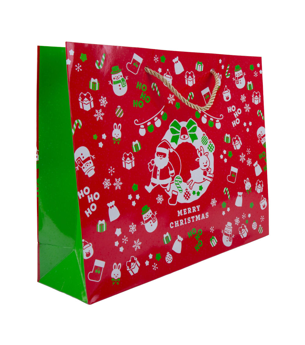 Handle Bag – CF Mix Hologram Horizontal, Red