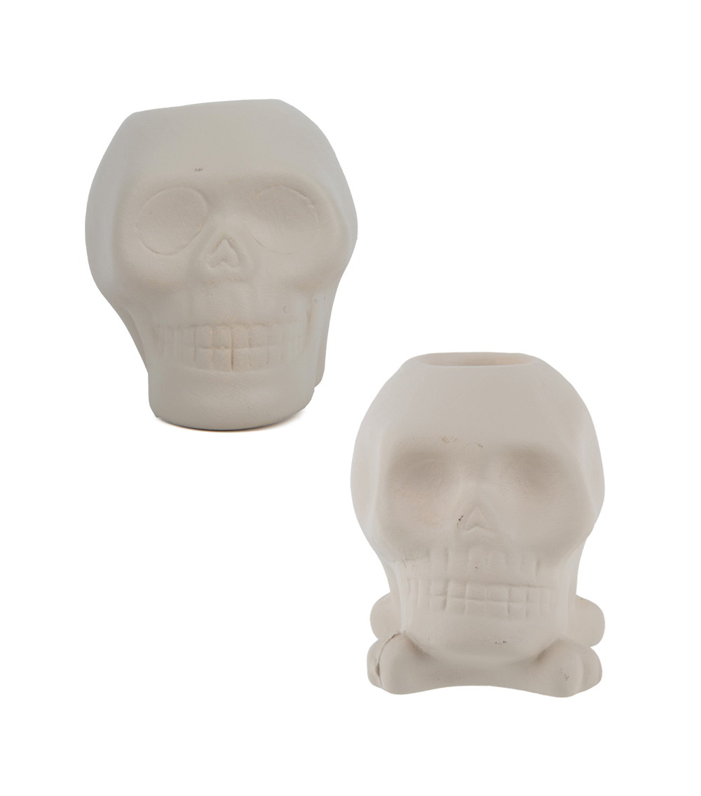 Halloween Skull Witch Holder - Assorted (1 pc)