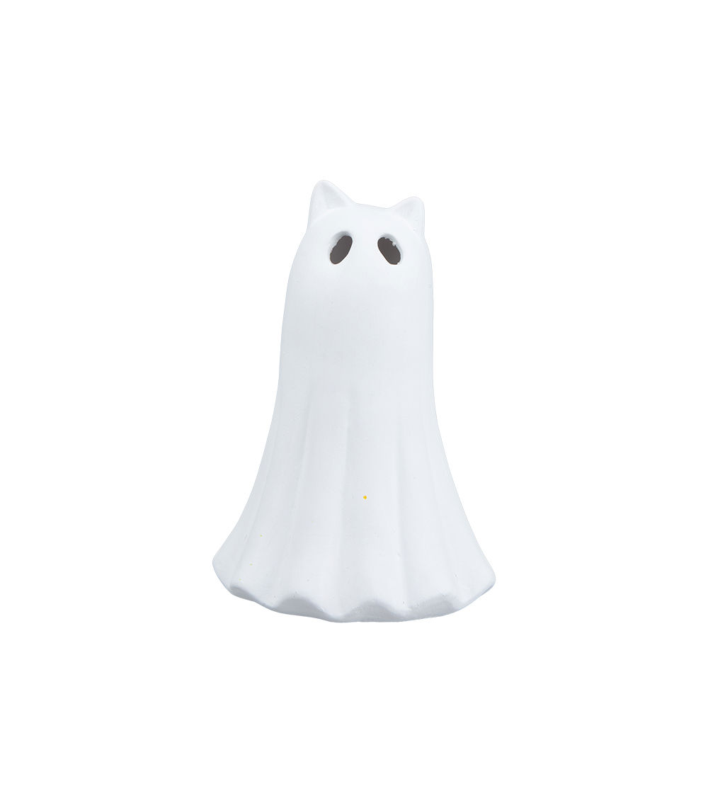 Ceramic Ghost Decoration – White