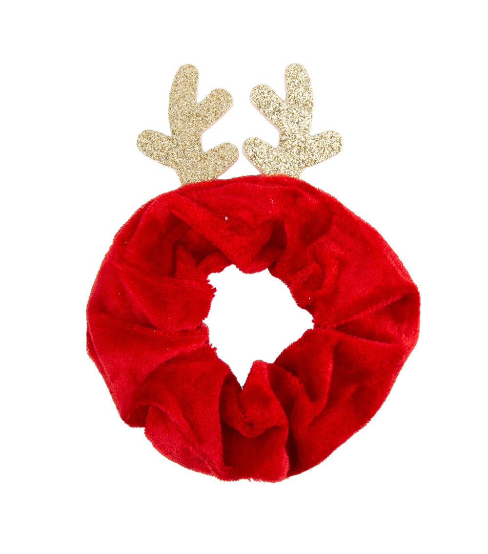 Christmas Scrunchy – Reindeer – Assorted (1 pc)