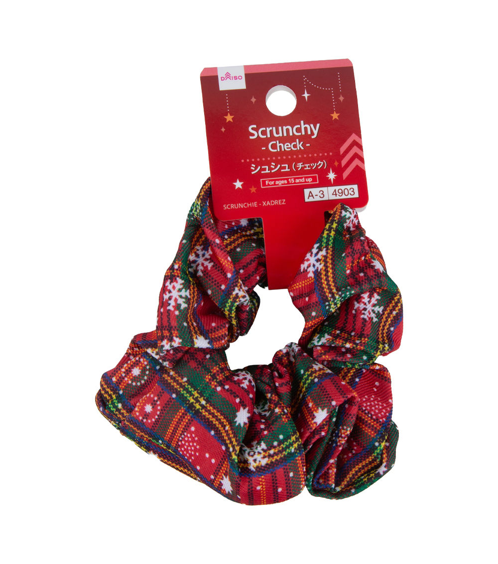 Christmas Scrunchy – Check