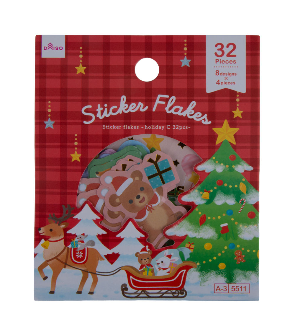 Sticker Flakes – CF Holiday C, (32 pcs)