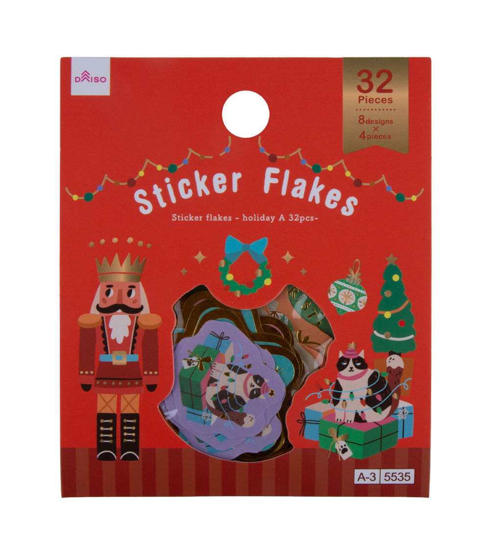 Sticker Flakes – CF Holiday A, (32 pcs)