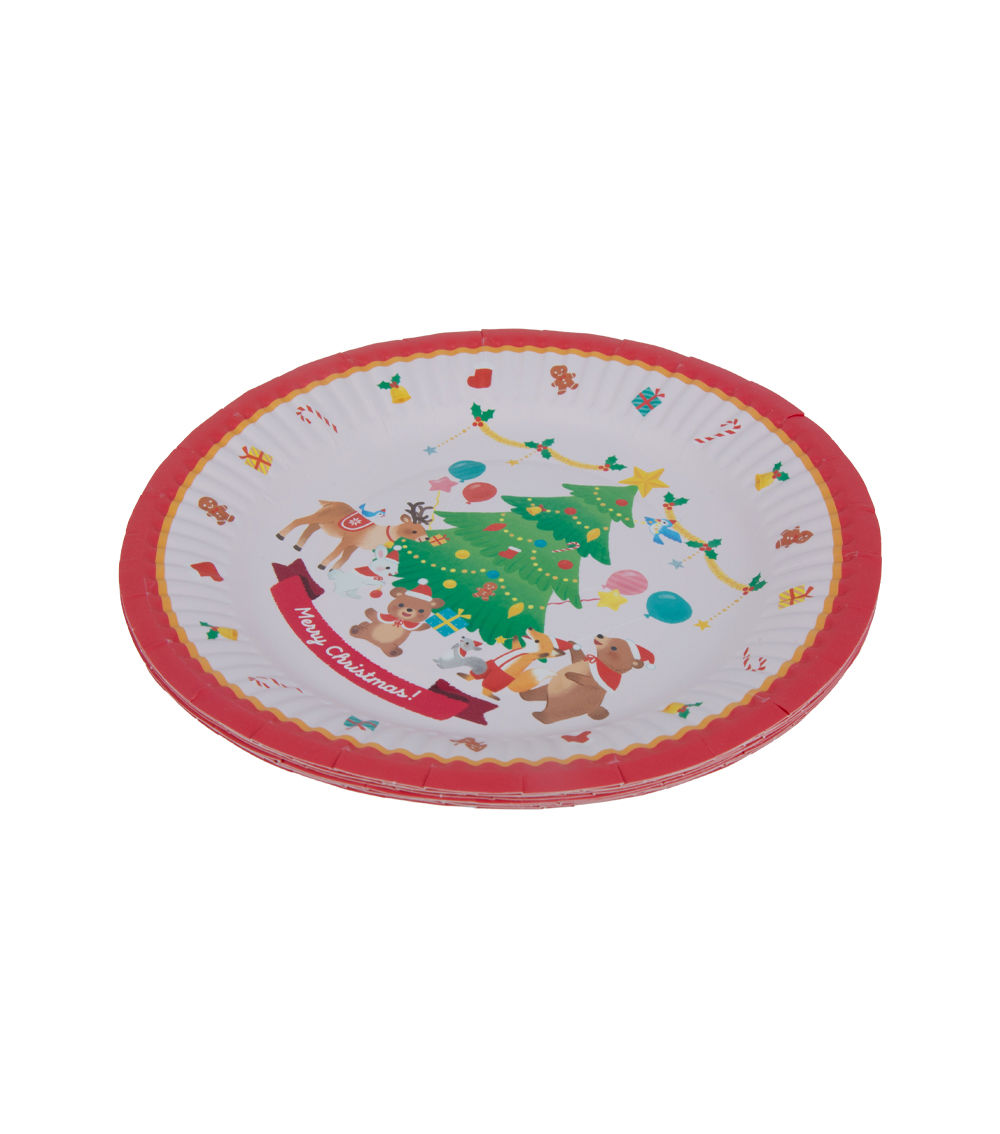 Paper Plates – CF Animal Round, (8 pcs)