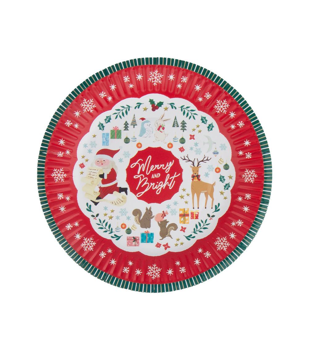 Paper Plates – CF Round, (8 pcs)