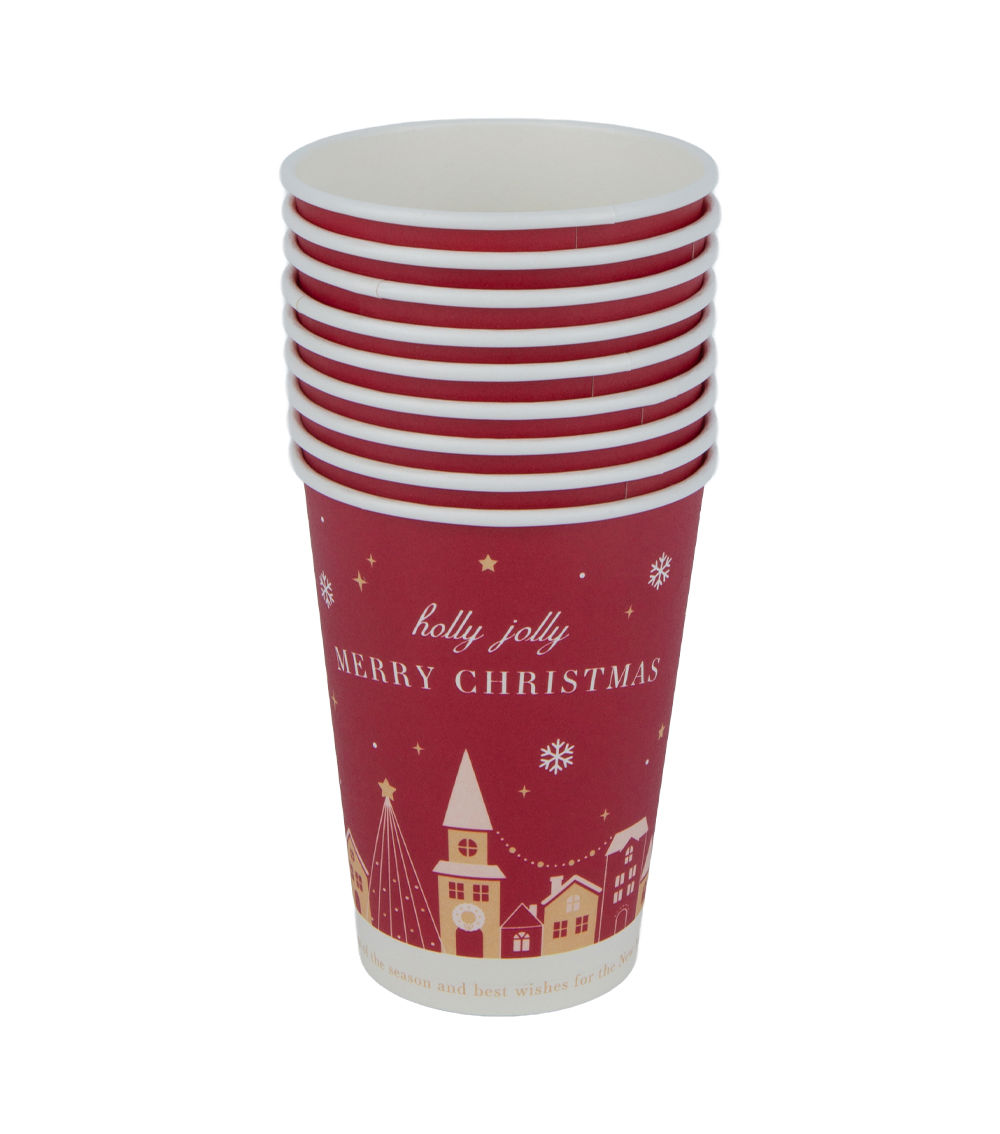 Paper Cups – CF Silhouette Design, (9 pcs)