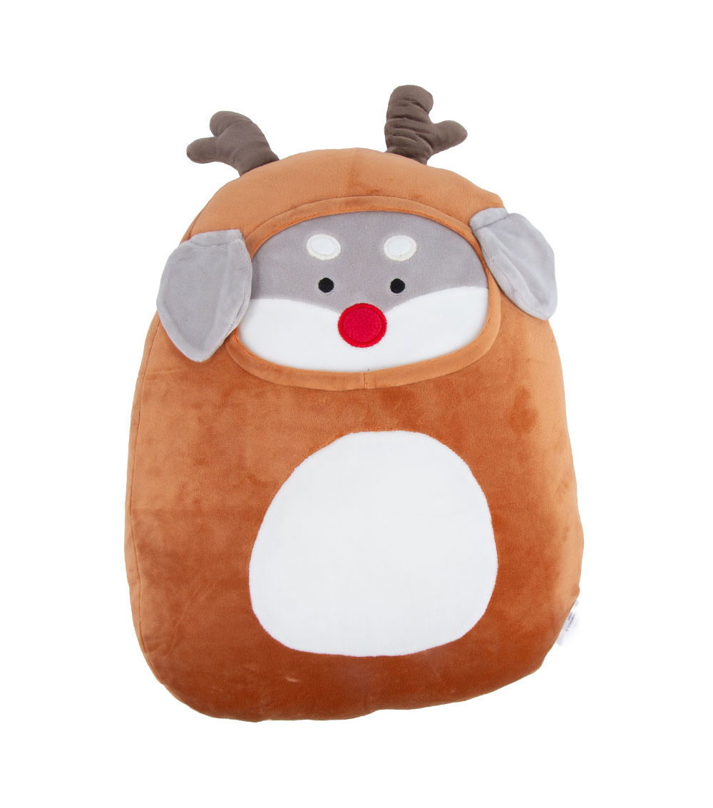 Reindeer Cushion – Brown